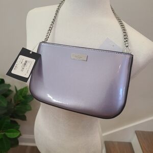 Kate Spade Metallic Shoulder Bag with Chain Strap